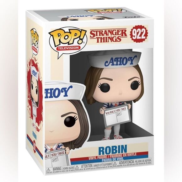 Funko Pop Stranger Things ROBIN Scoops Ahoy Vinyl Figure - Picture 1 of 8